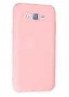 Mey İthalat®  Samsung Galaxy J7 Kılıf Nano içi Kadife Silikon - Pudra