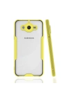 Mey İthalat®  Samsung Galaxy J7 Kılıf Platin Silikon - Sarı