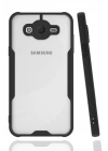 Mey İthalat®  Samsung Galaxy J7 Kılıf Platin Silikon - Siyah