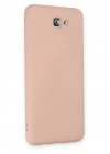 Mey İthalat®  Samsung Galaxy J7 Prime Kılıf Nano içi Kadife Silikon - Pudra
