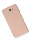 Mey İthalat®  Samsung Galaxy J7 Prime Kılıf Nano içi Kadife Silikon - Pudra