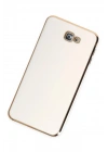 Mey İthalat®  Samsung Galaxy J7 Prime Kılıf Volet Silikon - Beyaz