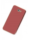 Mey İthalat®  Samsung Galaxy J7 Prime Kılıf Volet Silikon - Kırmızı