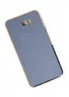 Mey İthalat®  Samsung Galaxy J7 Prime Kılıf Volet Silikon - Mavi