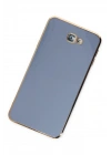 Mey İthalat®  Samsung Galaxy J7 Prime Kılıf Volet Silikon - Mavi