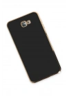 Mey İthalat®  Samsung Galaxy J7 Prime Kılıf Volet Silikon - Siyah
