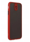 Mey İthalat®  Samsung Galaxy J7 Pro / J730 Kılıf Montreal Silikon Kapak - Kırmızı