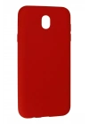 Mey İthalat®  Samsung Galaxy J7 Pro / J730 Kılıf Nano içi Kadife Silikon - Kırmızı