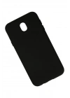 Mey İthalat®  Samsung Galaxy J7 Pro / J730 Kılıf Nano içi Kadife Silikon - Siyah