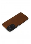 Mey İthalat®  Samsung Galaxy M14 5G Kılıf Loop Deri Silikon - Kahverengi