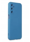 Mey İthalat®  Samsung Galaxy M14 5G Kılıf Nano içi Kadife Silikon - Mavi