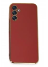 Mey İthalat®  Samsung Galaxy M14 5G Kılıf Volet Silikon - Kırmızı