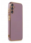 Mey İthalat®  Samsung Galaxy M14 5G Kılıf Volet Silikon - Mor