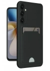 Mey İthalat®  Samsung Galaxy M15 Kelvin Kartvizitli Silikon - Siyah