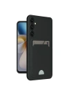 Mey İthalat®  Samsung Galaxy M15 Kelvin Kartvizitli Silikon - Siyah