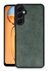 Mey İthalat®  Samsung Galaxy M15 Kılıf Aras Deri Kapak - Koyu Yeşil