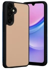 Mey İthalat®  Samsung Galaxy M15 Kılıf Aras Deri Kapak - Pudra