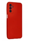 Mey İthalat®  Samsung Galaxy M23 Kılıf Nano içi Kadife Silikon - Kırmızı
