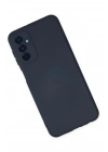 Mey İthalat®  Samsung Galaxy M23 Kılıf Nano içi Kadife Silikon - Lacivert