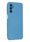 Mey İthalat®  Samsung Galaxy M23 Kılıf Nano içi Kadife Silikon - Mavi