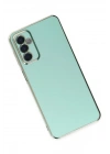 Mey İthalat®  Samsung Galaxy M23 Kılıf Volet Silikon - Açık Yeşil