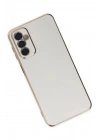 Mey İthalat®  Samsung Galaxy M23 Kılıf Volet Silikon - Beyaz