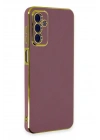 Mey İthalat®  Samsung Galaxy M23 Kılıf Volet Silikon - Kırmızı