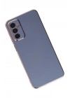 Mey İthalat®  Samsung Galaxy M23 Kılıf Volet Silikon - Mavi