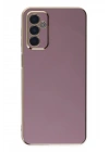 Mey İthalat®  Samsung Galaxy M23 Kılıf Volet Silikon - Mor