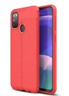 Mey İthalat®  Samsung Galaxy M30S Kılıf Auto Focus Kapak - Kırmızı