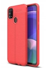Mey İthalat®  Samsung Galaxy M31 Kılıf Auto Focus Kapak - Kırmızı