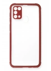 Mey İthalat®  Samsung Galaxy M31 Kılıf Miami Şeffaf Silikon - Fuşya