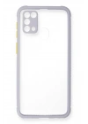 Mey İthalat®  Samsung Galaxy M31 Kılıf Miami Şeffaf Silikon - Lila