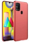 Mey İthalat®  Samsung Galaxy M31 Kılıf Nano içi Kadife Silikon - Kiremit