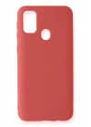 Mey İthalat®  Samsung Galaxy M31 Kılıf Nano içi Kadife Silikon - Kiremit
