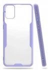 Mey İthalat®  Samsung Galaxy M31 Kılıf Platin Silikon - Lila
