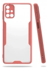 Mey İthalat®  Samsung Galaxy M31S Kılıf Platin Silikon - Pembe