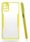 Mey İthalat®  Samsung Galaxy M31S Kılıf Platin Silikon - Sarı