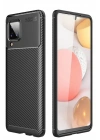 Mey İthalat®  Samsung Galaxy M33 Kılıf Auto Focus Karbon Kapak - Siyah