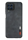 Mey İthalat®  Samsung Galaxy M33 Kılıf Loop Deri Silikon - Lacivert
