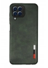 Mey İthalat®  Samsung Galaxy M33 Kılıf Loop Deri Silikon - Yeşil