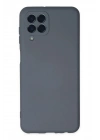 Mey İthalat®  Samsung Galaxy M33 Kılıf Nano içi Kadife Silikon - Gri