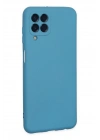 Mey İthalat®  Samsung Galaxy M33 Kılıf Nano içi Kadife Silikon - Mavi