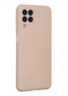 Mey İthalat®  Samsung Galaxy M33 Kılıf Nano içi Kadife Silikon - Pudra