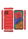 Mey İthalat®  Samsung Galaxy M33 Kılıf Optimum Silikon - Kırmızı