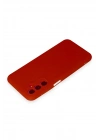 Mey İthalat®  Samsung Galaxy M34 5G Kılıf First Silikon - Kırmızı