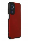 Mey İthalat®  Samsung Galaxy M34 5G Kılıf Loop Deri Silikon - Kırmızı