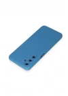 Mey İthalat®  Samsung Galaxy M34 5G Kılıf Nano içi Kadife Silikon - Mavi