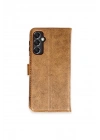 Mey İthalat®  Samsung Galaxy M34 5G Kılıf Trend S Plus Kapaklı Kılıf - Taba