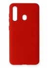 Mey İthalat®  Samsung Galaxy M40 Kılıf Nano içi Kadife Silikon - Kırmızı